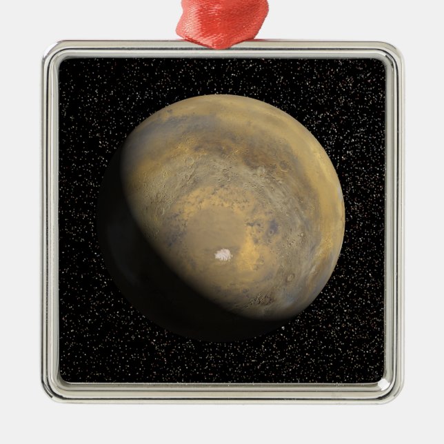 Ornement En Métal Vue globale de Mars (Devant)