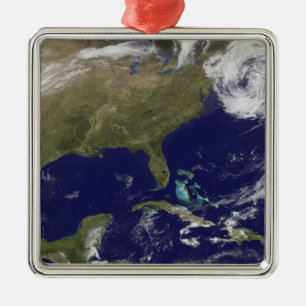 Ornement En Métal Vue satellite de la côte Est des États-Unis