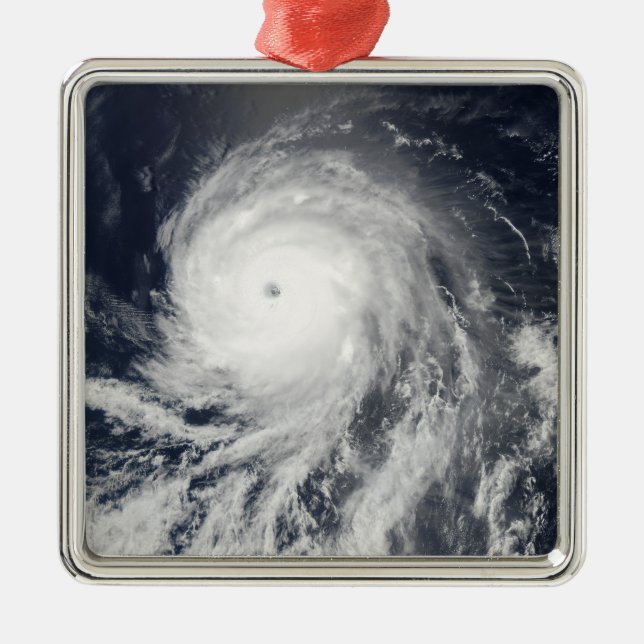 Ornement En Métal Vue satellite de l'ouragan Celia (Devant)