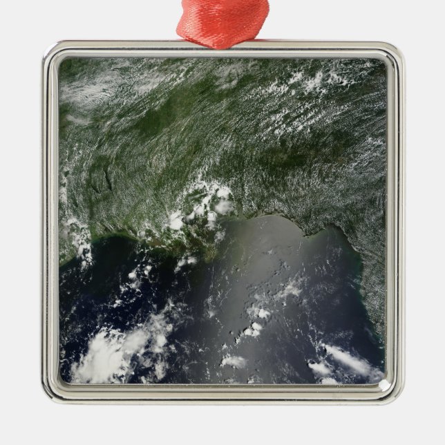 Ornement En Métal Vue satellite du golfe du Mexique 2 (Devant)