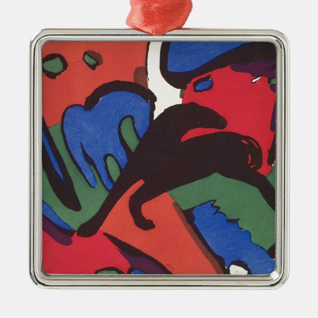 Ornement En Métal Wassily Kandinsky Franz Marc Blue Rider Peinture (Devant)