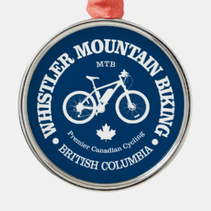 Ornement En Métal Whistler BC (MTB)