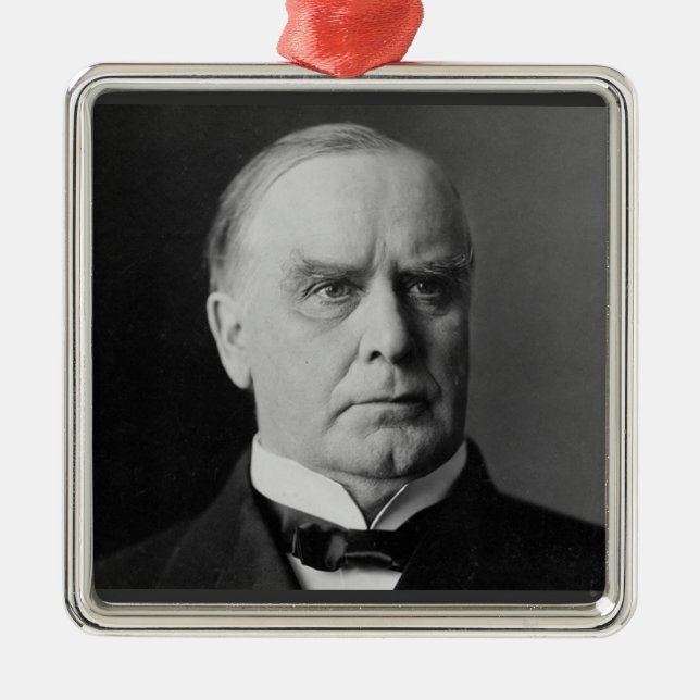 Ornement En Métal William Mckinley 25e président (Devant)