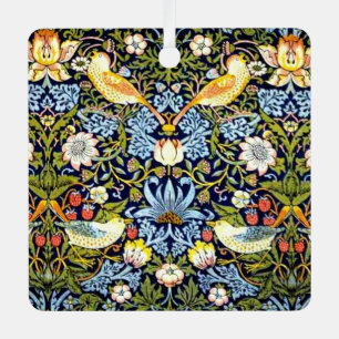 Ornement En Métal William Morris, Strawberry Thief,