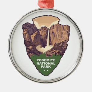 Ornement En Métal Yosemite National Park Bridalveil Fall Arrowhead