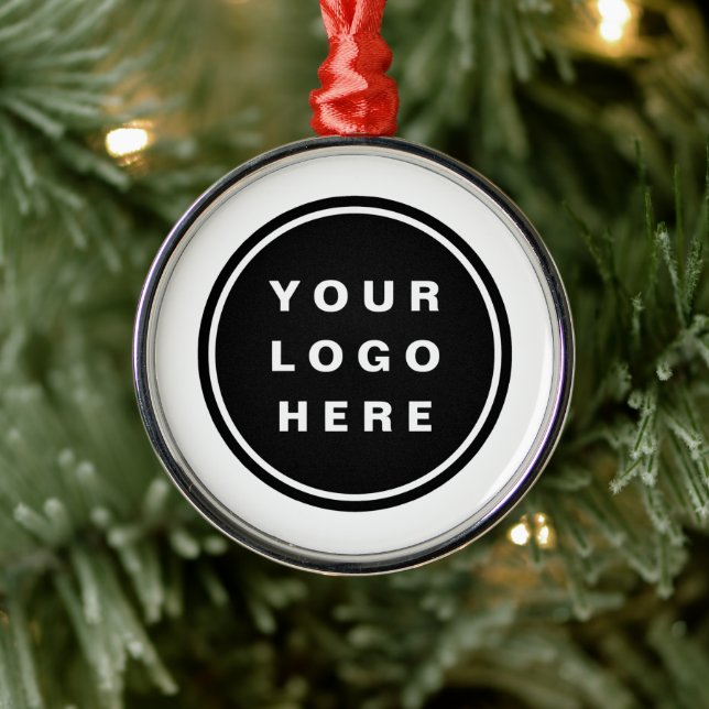 Ornement En Métal Your Business Logo Promoteur Business Company (Arbre)