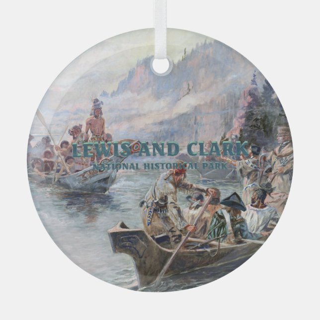 Ornement en verre ABH Lewis et Clark (Recto)