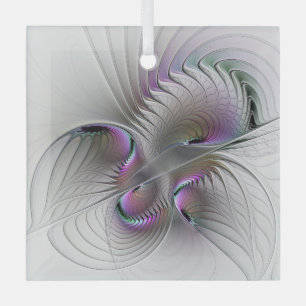 Ornement En Verre Abstrait moderne Shy Imaginaire Figure Fractal Art