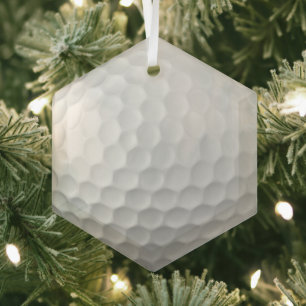 Ornement En Verre Alvéoles de balle de golf