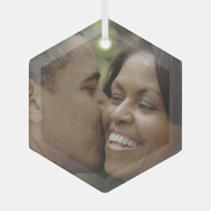 ORNEMENT EN VERRE AMOUR PRÉSIDENTIEL, BARACK OBAMA