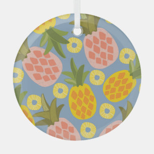 Ornement En Verre Ananas naturel Abstrait : Beauté Vintage.