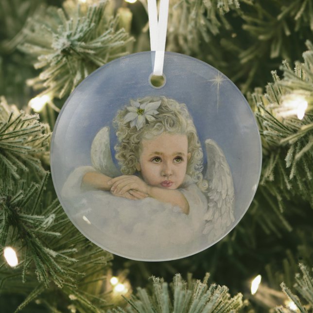 Ornement En Verre Ange de Noël (Insitu)