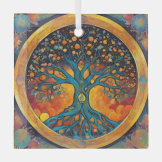 Ornement En Verre Arbre de vie