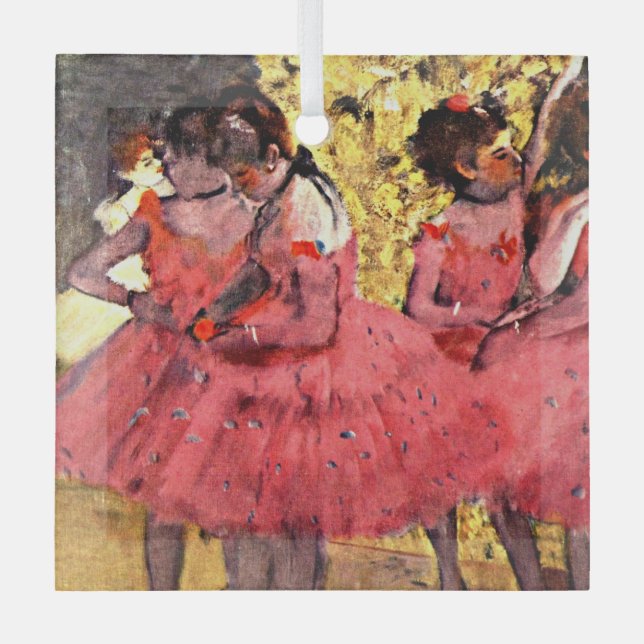 Ornement En Verre BALLET—Degas : Les Danseurs Roses, (Recto)