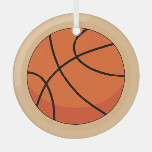 Ornement En Verre Basket-ball