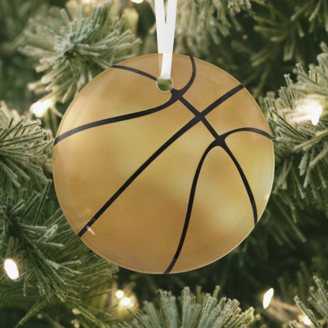 Ornement En Verre Basket d'or (Insitu)