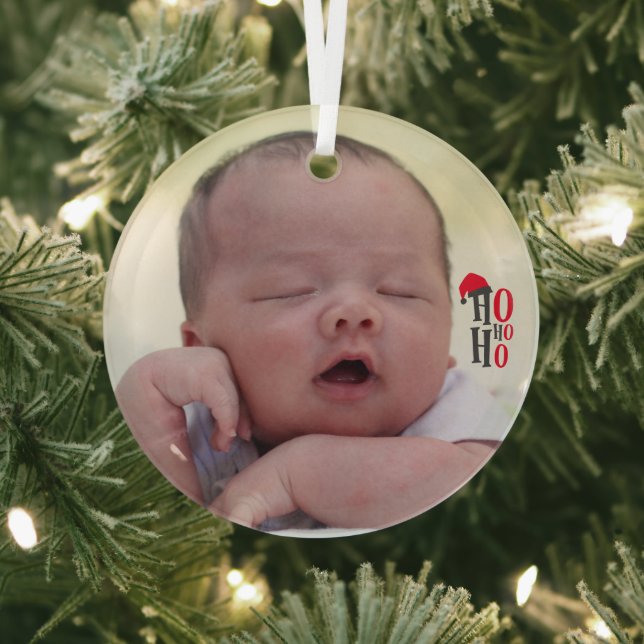 Ornement En Verre Bébé couché Cutest Arbre de Noël (Insitu)