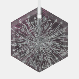 Ornement En Verre Belle mauvaise herbe