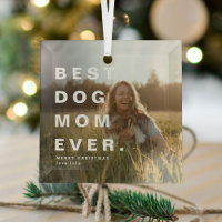 BEST DOG MOM JAMAIS Photo personnalisée