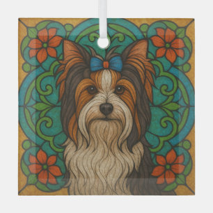Ornement En Verre Biewer Terrier "Verre de retenue"