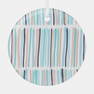 Ornement En Verre Brush Strokes colorés : Scribble Vintage.