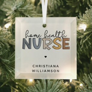 Ornement En Verre Cadeaux d'appréciation des infirmières et infirmie