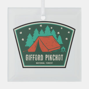 Ornement En Verre Camping forestier national Gifford Pinchot