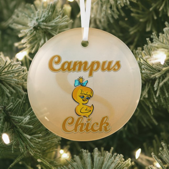 Ornement En Verre Campus Chick (Insitu)