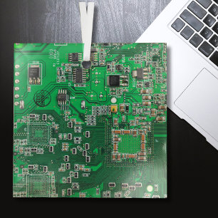 Ornement En Verre Carte circuit imprimé circuit vert PCB