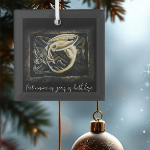 Ornement En Verre Céltic Knot Creative Dragon