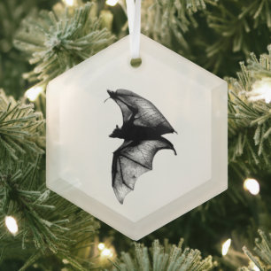 Ornement En Verre Chauves-souris vampires gothiques