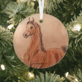 Ornement En Verre Cheval par Hevener
