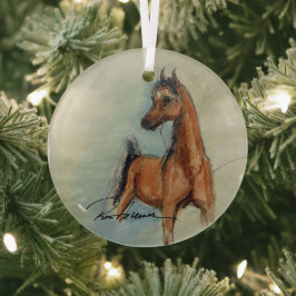 Ornement En Verre Cheval par Hevener