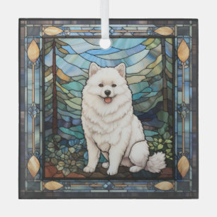 Ornement En Verre Chien esquimau américain