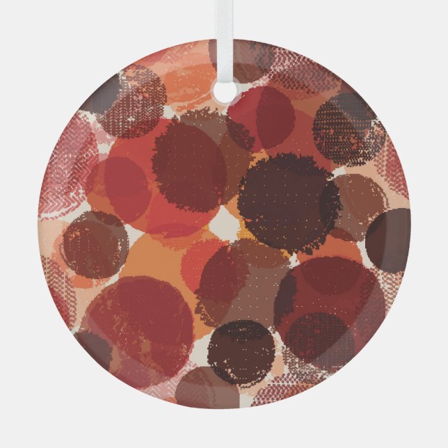 Ornement En Verre Collection de Motifs Abstraits colorés et intempor (Recto)