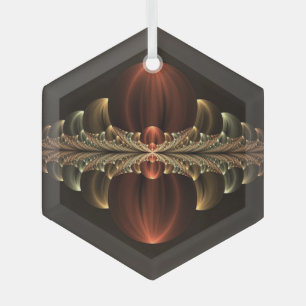 Ornement En Verre Construction d'Imaginaires Art Fractal Abstrait br
