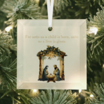 Crèche de Noël personnalisée