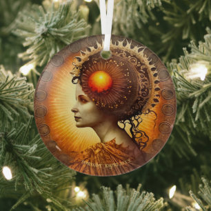 Ornement En Verre Créez votre propre déesse victorienne Steampunk Su