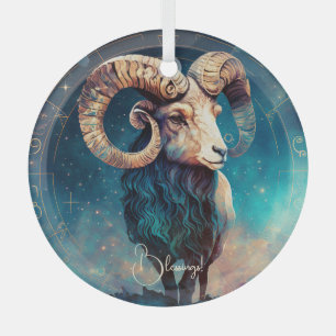 Ornement En Verre Créez votre propre Zodiac d'argile céleste