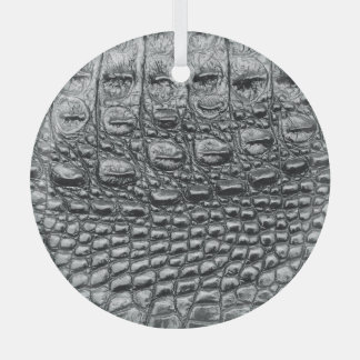 Ornement En Verre Crocodile Noir : Météo Noire Mystique