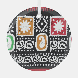 Ornement En Verre Culture indienne : Art traditionnel
