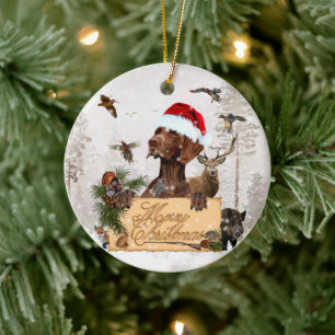Ornement en verre de Noël Gsp