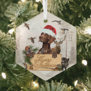 Ornement en verre de Noël Gsp
