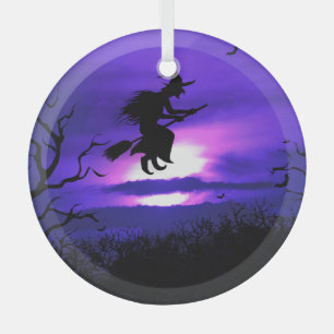 Ornement En Verre Design éffrayant arrière - plan Halloween.