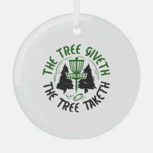 Ornement En Verre Disk Golf