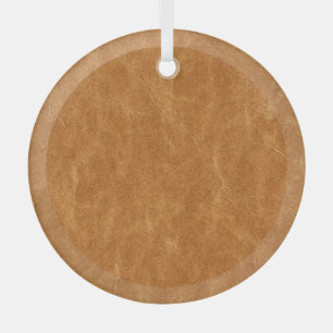 Ornement En Verre Elégant cuir Arrière - plan Texture