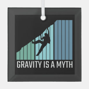 Ornement En Verre Escalade - La gravité est un mythe