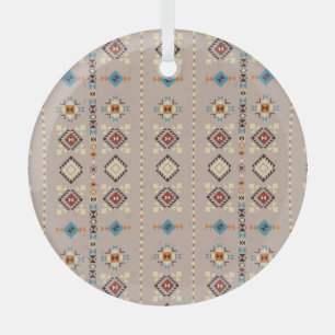 Ornement En Verre Ethnique : un motif tribal transparent
