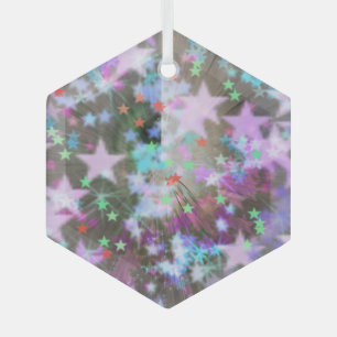 Ornement En Verre Étoiles 120421