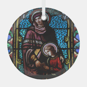 Ornement En Verre Fenêtre de l'église en verre